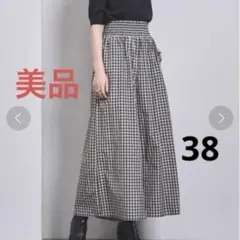洗える UNITED ARROWS P ギャザーボリュームパンツ 38