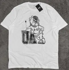 新品 アンダーアーマー ブルドッグイラスト Tシャツ US:XL