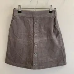 コーデュロイミニスカート