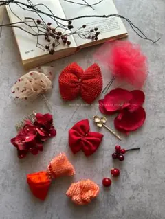 七五三　七五三髪飾り　ヘッドドレス　着物髪飾り　リメイク髪飾り　047