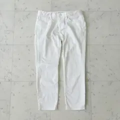 ユニクロ ストレッチデニム クロップド丈サブリナパンツ スリム カプリ スキニーのサムネイル