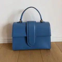 ミラオーウェン　レザー風ハンドバッグ