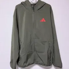 adidas フード付きナイロンジャケット