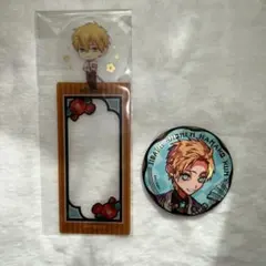 【花子くん】源輝　缶バッジ　10周年　ミュージアム　DAISOコラボ　しおり