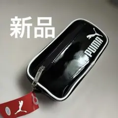 新品タグ付き　PUMAエナメル筆箱ブラックのサムネイル