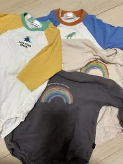 ロンパースまとめ売り　70cm80cm futafuta バースデイ