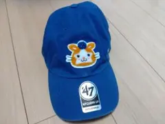 横浜DeNAベイスターズ スターマン☆ 47 CLEAN UP キャップ ブルー