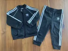 【美品】adidas ジャージ上下セット 80