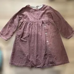 BEAMS mini 110 長袖ワンピース(７-8部)