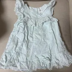 GAP ミントグリーン レース付きワンピース