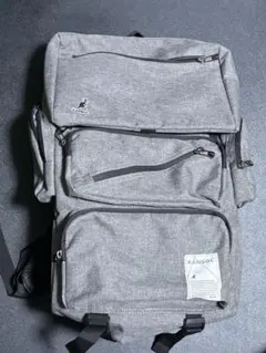 KANGOL グレー リュック 3ポケット