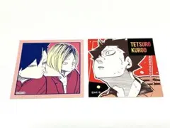 ハイキュー!!　スクエアステッカーコレクション　黒尾鉄朗　孤爪研磨