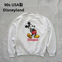 90s USA製　ミッキーマウス ディズニーランド　スウェット　М