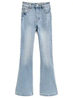 ハイウエストフレアデニムパンツ[cu498] GRL