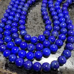 「C6202」高品質　7Aラピスラズリ8mm 1連