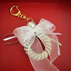 リボンレイ　キーホルダー【512】