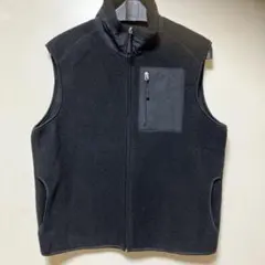 H&M ブラック フリース ベスト 大きいサイズ