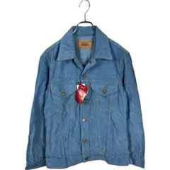 ●LEVI'S リーバイス　ライトブルーコーデュロイジャケット　襟裏マルチカラー