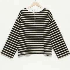 【新品未使用】petit main LIEN ボーダー長袖T リンクコーデ