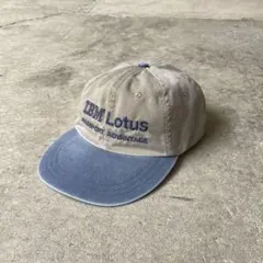 90s 2トーン IBM Lotus 企業系 ヴィンテージ キャップ 刺繍 古着のサムネイル