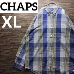 CHAPS チェック柄 ボタンダウンシャツ　ラルフローレン　古着