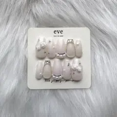 ネイルチップ 量産型 フレンチガーリー オタク バラ ワンホン 白 ブライダル