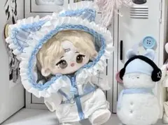 着せ替えぬいぐるみ ネコ耳フリルパーカー 20cm-30cm お洋服