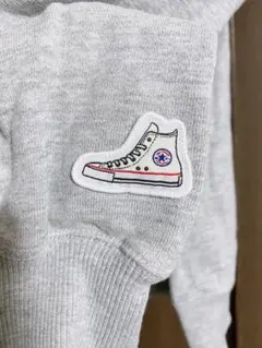 コンバース パーカー バックプリント ワッペン スニーカー