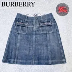 Burberry Denim Skirt Nova Check Y2K Sのサムネイル