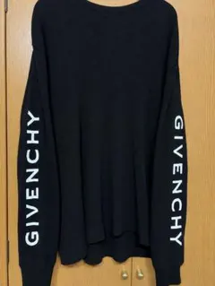 GIVENCHY ワッフルニット スウェット ブラック
