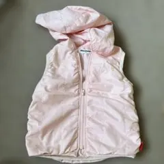 Moujonjon 子供　女の子　ベスト 95 ピンク