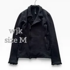 1804◆wjk ダブルジェイケイ ヘビージャジー ライダース M ブラック