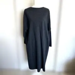 再お値下げ‼️美品☆GALERIE VIE圧縮ウールコクーンシルエットワンピース