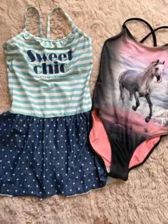 女子水着2着セット　140 150