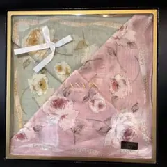ハンカチ新品　LANVIN 花柄