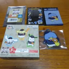 サンリオ　タイトーくじ　侍ジャパン　 F賞&G賞　　タキシードサム