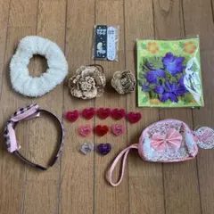 激安　未使用　ヘアアクセサリー18点まとめ売りセット