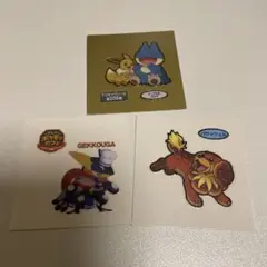 ポケモンパンシール　3点セット