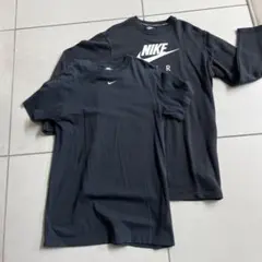 Nike AIR ブラック チュニック2枚 長袖 半袖 トレーニング スポーツのサムネイル