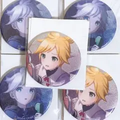 プロジェクトセカイ 鏡音レン グリッター缶バッジ キティ