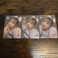 FRUITS ZIPPER クリアトレカ 仲川瑠夏 コンプ 3種セット