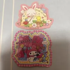 シールクッキー3 ウィッシュミーメル　マイメロ 2枚セット