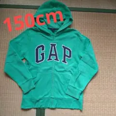 ★No.381★GAP★裏起毛パーカー ★150cm★緑