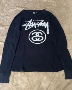 90s usa製 STUSSY ロンT シャネルロゴ