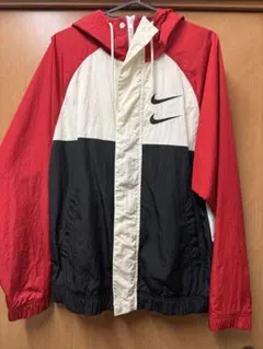 Nike ナイロンジャケット Sサイズ 赤黒