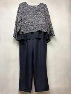 【noannu】ノアンヌ、セットアップ　上下セット　濃紺　ネイビー　（LL）