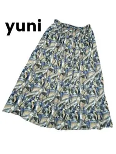 yuni ユニ アンビデックス プリント 総柄 スカート 日本製のサムネイル