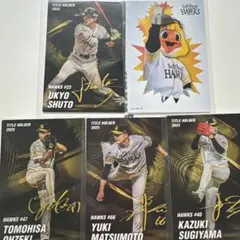 プロ野球チップス　ソフトバンク　ハリホーク、松本選手