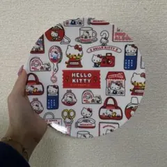 平成レトロ ハローキティ プレート お皿 Sanrio レトロ柄　サンリオ