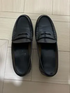 HARUTA 黒ローファー 日本製/25㌢/学生用